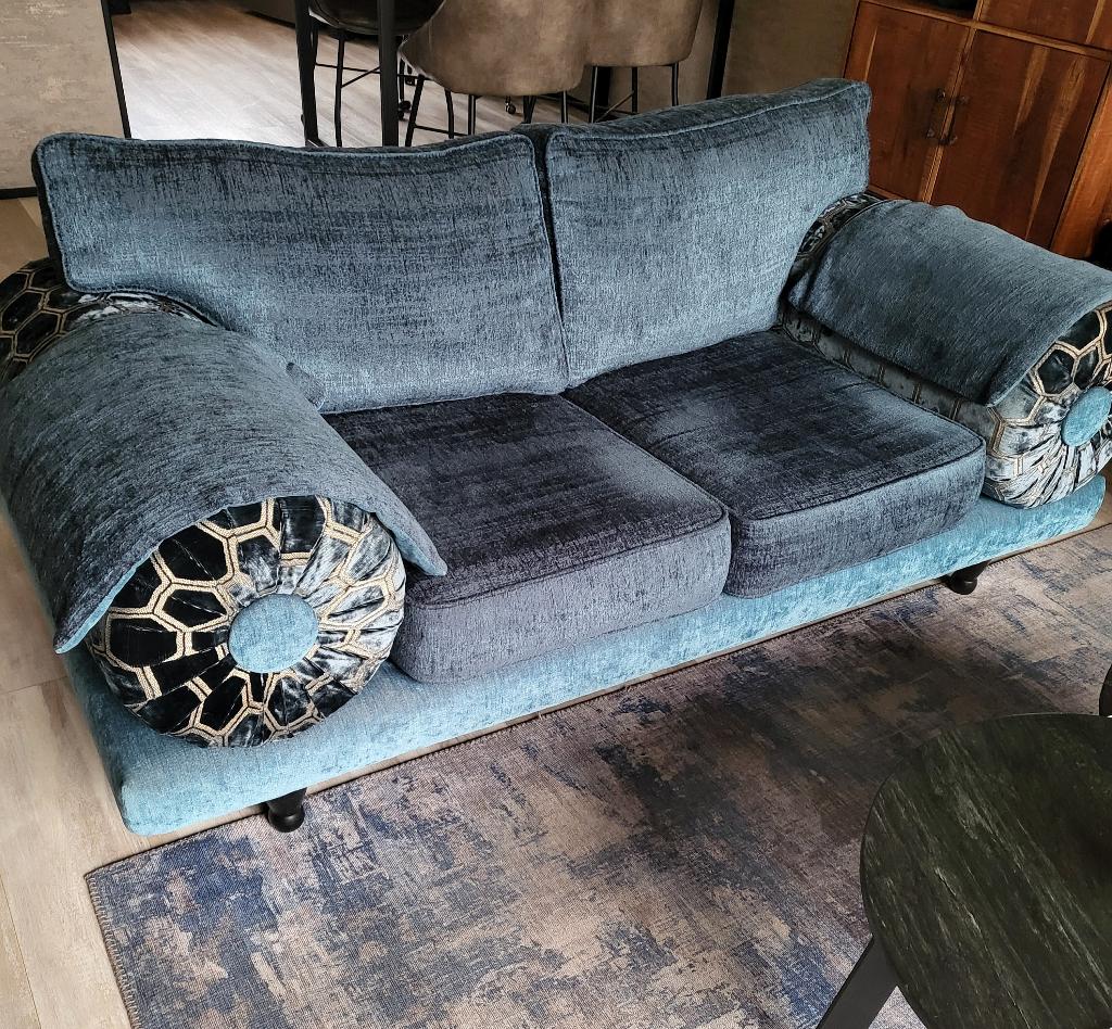bankstel casablanca /dsc, Ophalen, Zo goed als nieuw, 75 tot 100 cm, Rechte bank