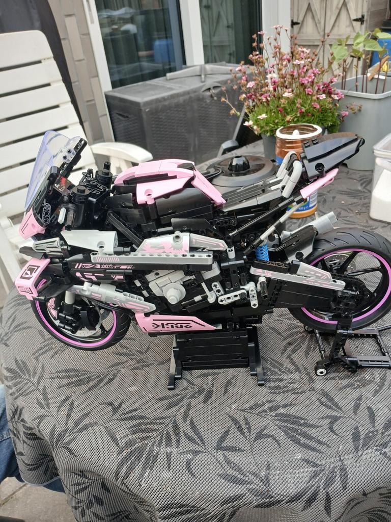 Brics Technic BMW M 1000 RR Roze Motorfiets, Ophalen, Nieuw, Groter dan 1:32