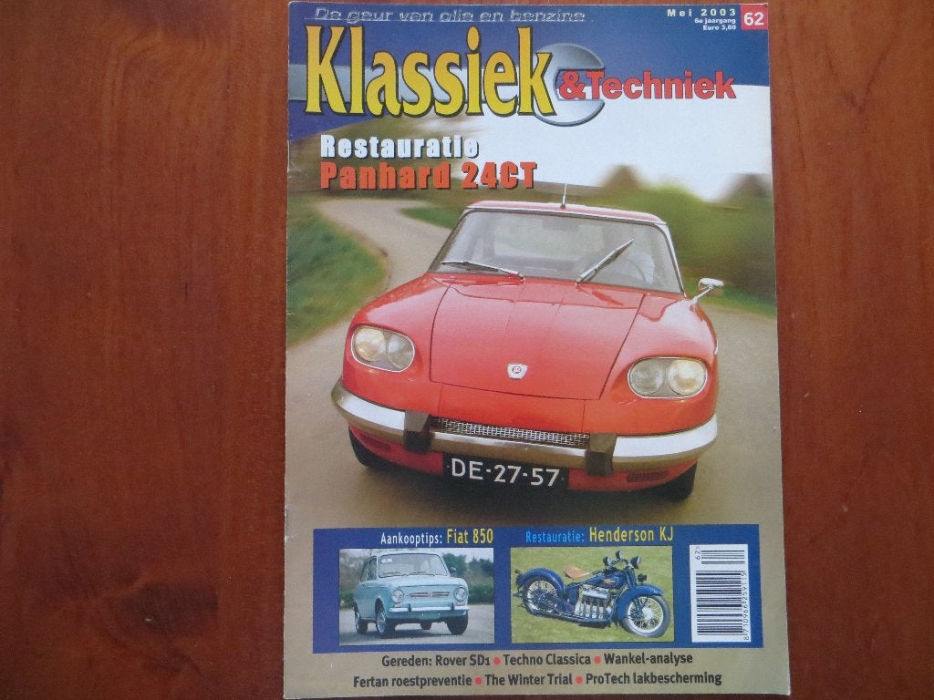 Klassiek & Techniek 62 Panhard 24CT, aankooptips Fiat 850, Ophalen of Verzenden, Nieuw, Overige merken