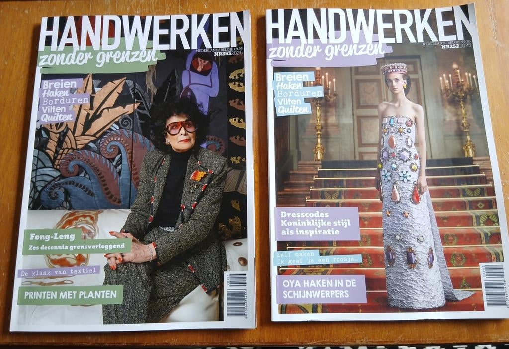 Handwerken Zonder Grenzen Tijdschriften (2 stuks), Ophalen of Verzenden