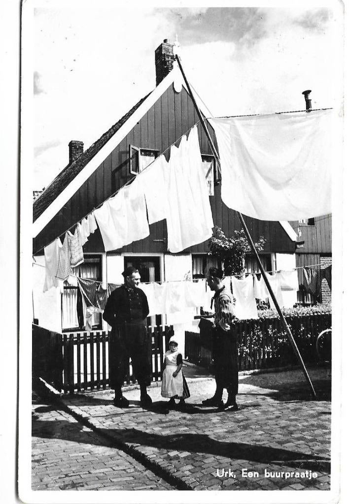 U35 Urk  een buurpraatje, Ophalen of Verzenden, 1940 tot 1960, Gelopen, Flevoland