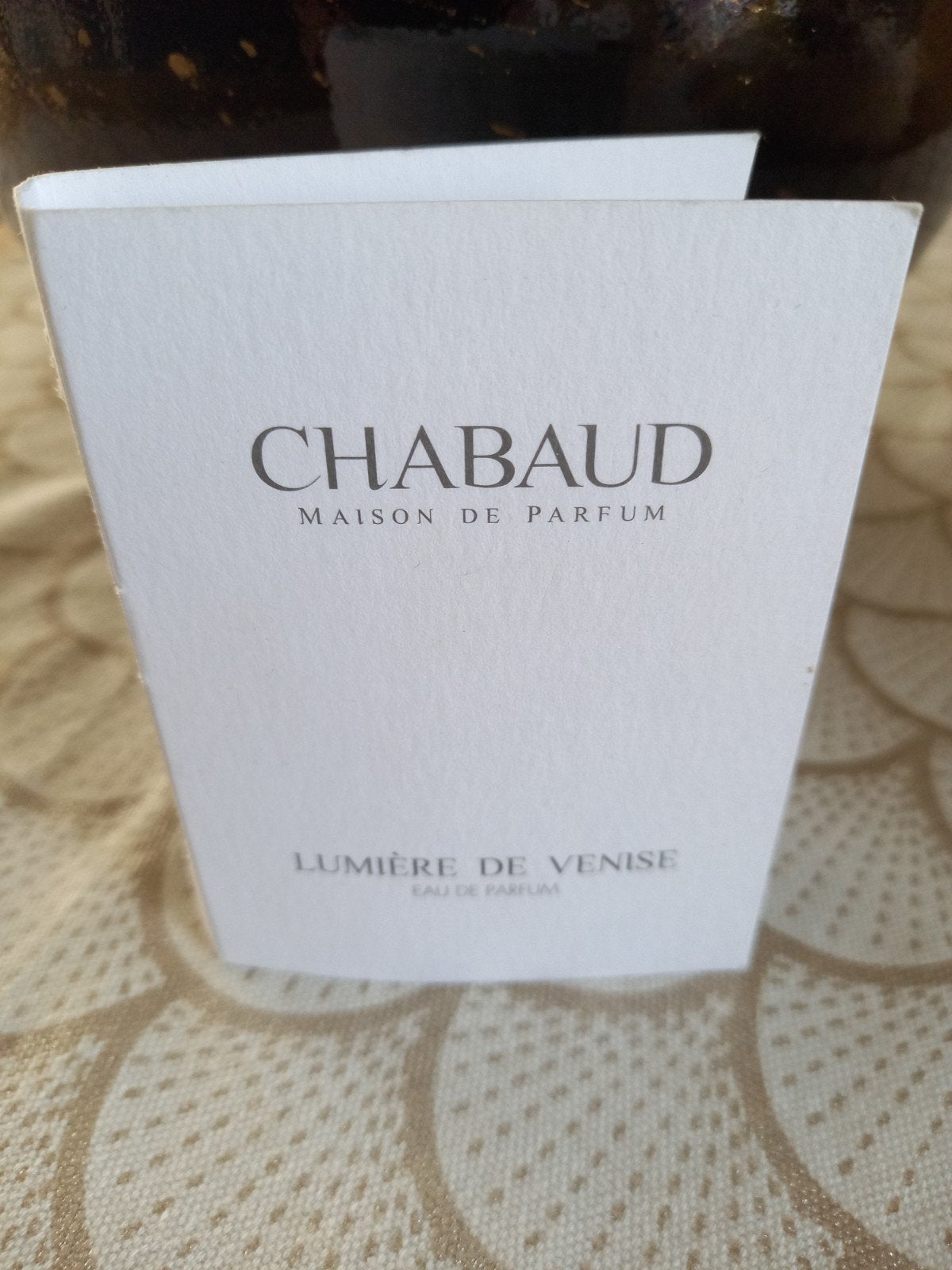 Proefje Lumiere de Venise van Chabaud, Ophalen of Verzenden, Nieuw