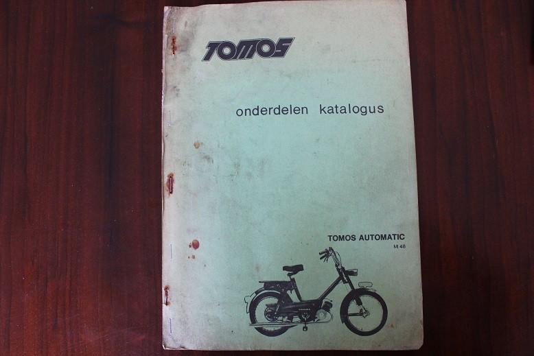 Tomos M48 Automatic onderdelen catalogus Tomos M 48, Fietsen en Brommers, Handleidingen en Instructieboekjes, Ophalen of Verzenden