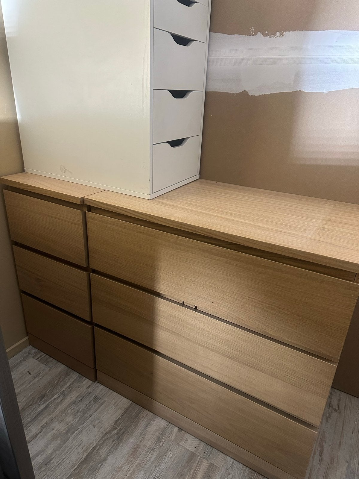 IKEA Malm ladekasten dressoirs (80cm en 40cm breed), 3 of 4 laden, Ophalen, Gebruikt, 50 tot 100 cm