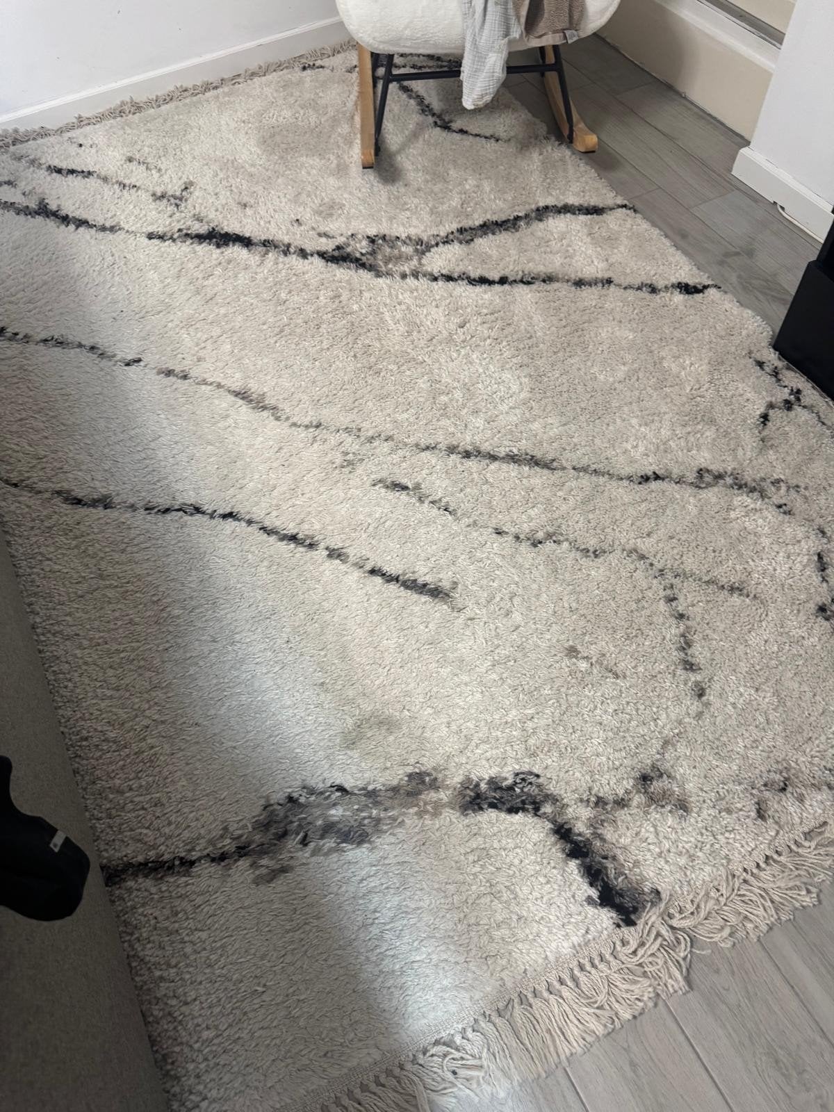 Vloerkleed 160x230, Huis en Inrichting, Stoffering | Tapijten en Kleden, Ophalen, 150 tot 200 cm, Zo goed als nieuw, Modern, Abstract, Hoogpolig