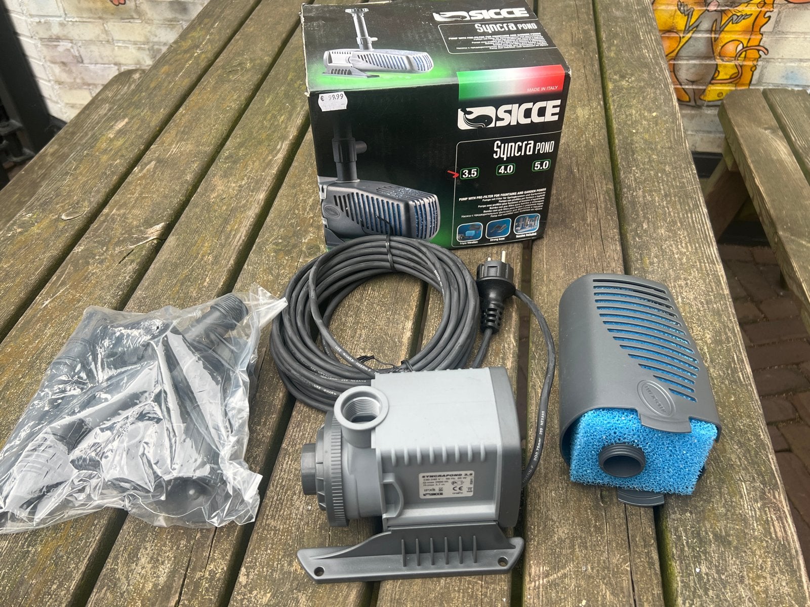 Sicce Syncra Pond 3.5 Vijverpomp - Nieuw in doos, Ophalen of Verzenden, Nieuw, Vijverpomp