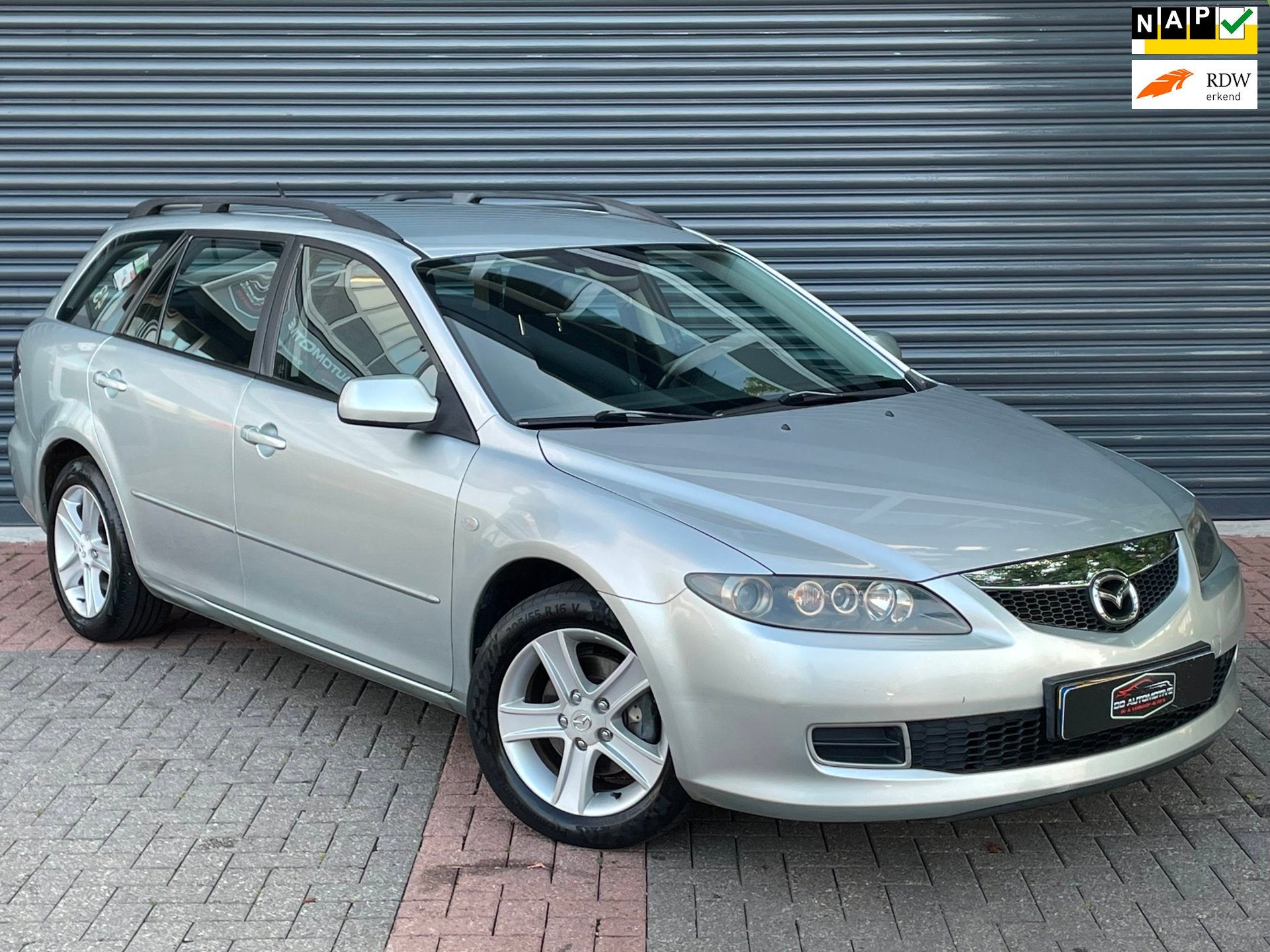 Mazda 6 Sportbreak 1.8i Touring Cruise | Climate Control | 2, Stof, Gebruikt, Zwart, 4 cilinders