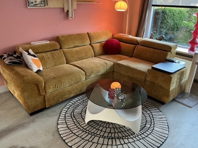 Prachtige Bauhaus stijl slaapbank, Ophalen, 250 tot 300 cm, Gebruikt, Hoekbank
