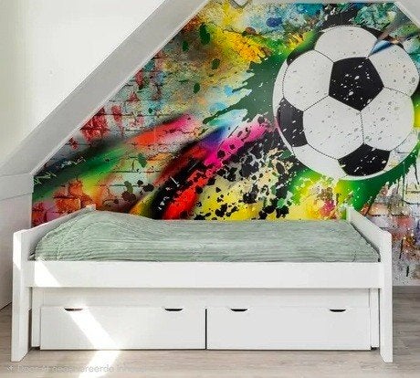 Rockwood 1 persoonsbed 90x200, Ophalen, 85 tot 100 cm, Zo goed als nieuw, Matras