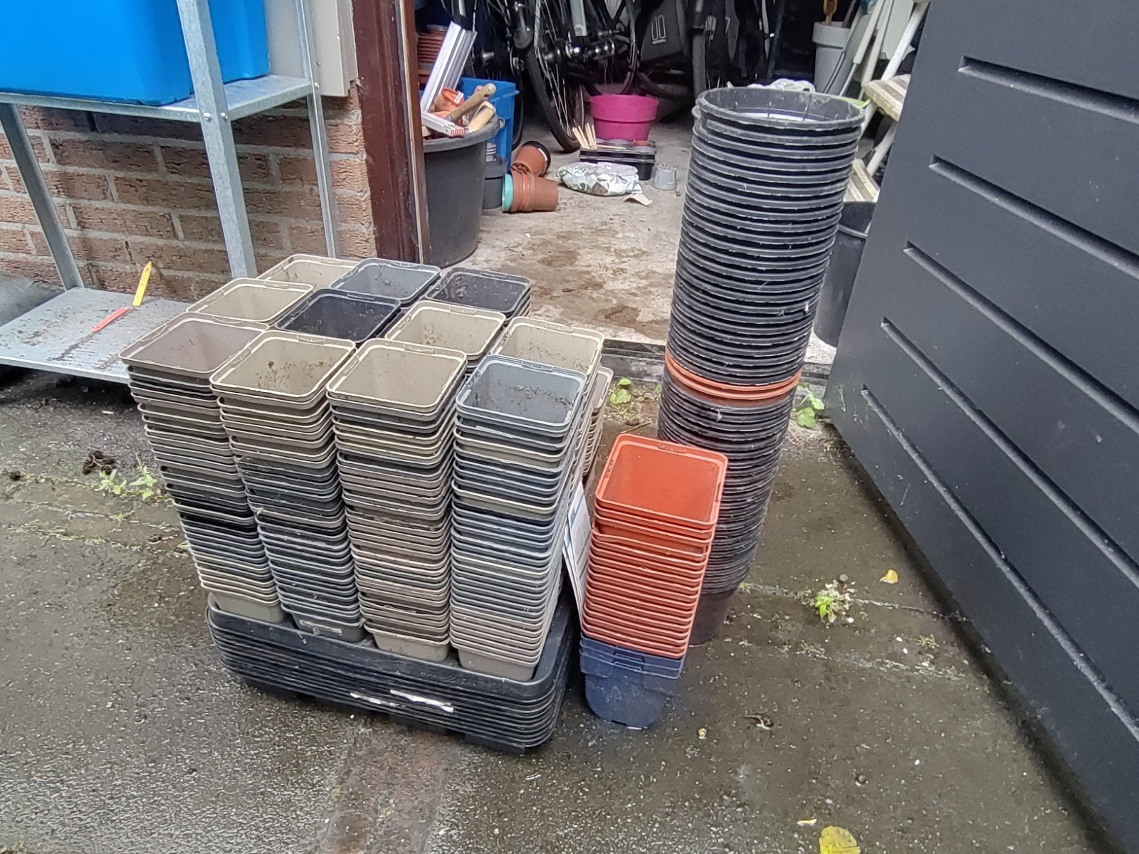 420 Kweekpotten P9 - P11 - P14, Tuin en Terras, Ophalen, Gebruikt, Overige typen