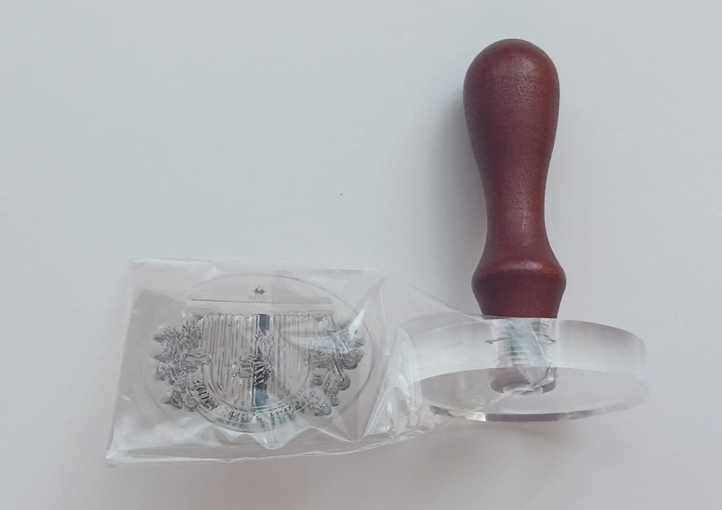 Illumicrate bibliotheekstempel, Ophalen of Verzenden, Nieuw, Houten stempel
