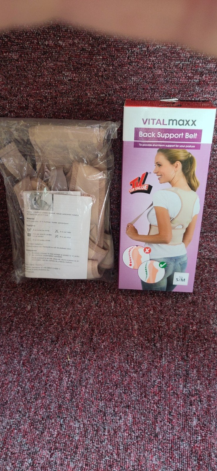 Vital Maxx back support belt, Ophalen of Verzenden, Nieuw