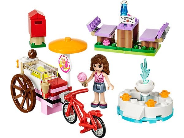 Lego Friends Olivia's IJskraam - 41030 - Met doos en boekje, Ophalen, Lego, Inclusief accessoires, Friends