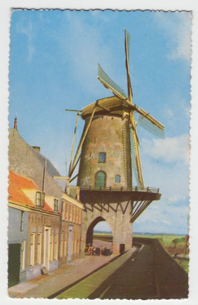 324 Molen van Ruysdael 1957, Wijk bij Duurstede B74, Verzenden, 1940 tot 1960, Gelopen, Utrecht