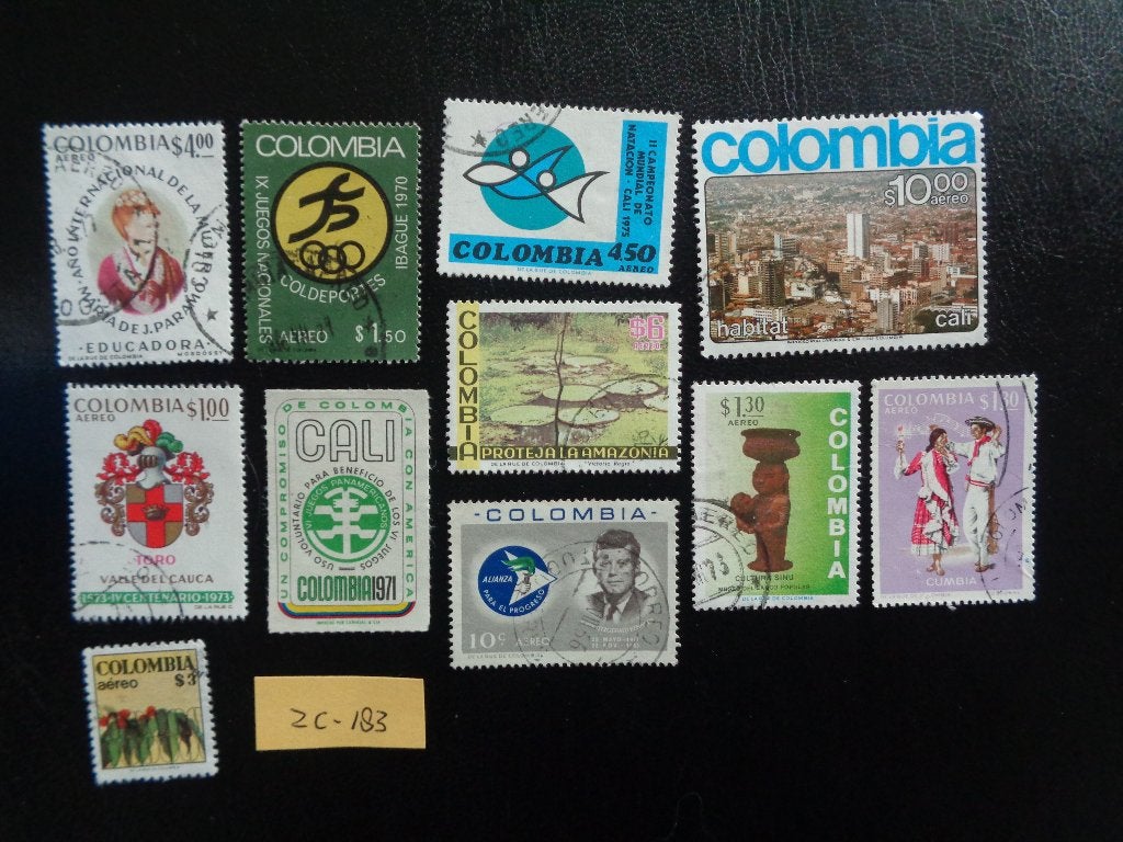 colombia - diverse (zc-183), Ophalen of Verzenden, Gestempeld, Zuid-Amerika