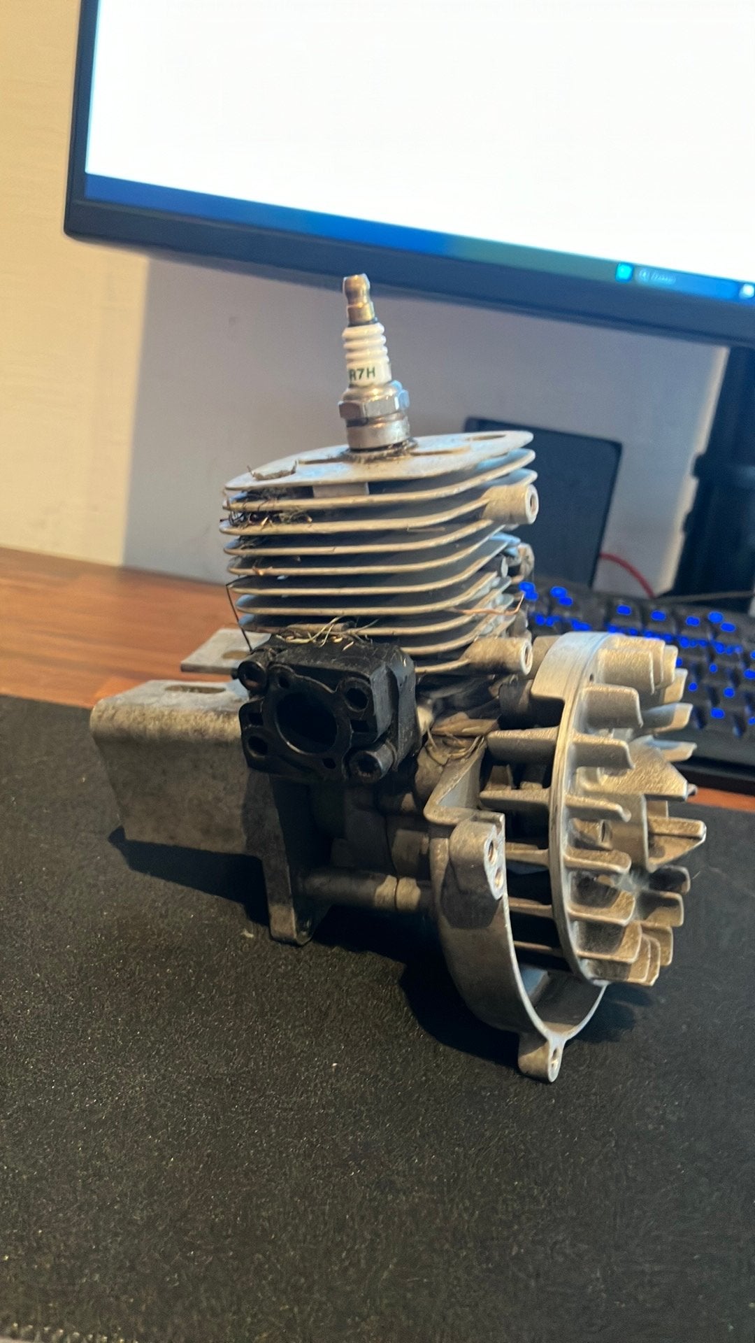 Rc 1/5 motor 26cc., Ophalen of Verzenden, Gebruikt