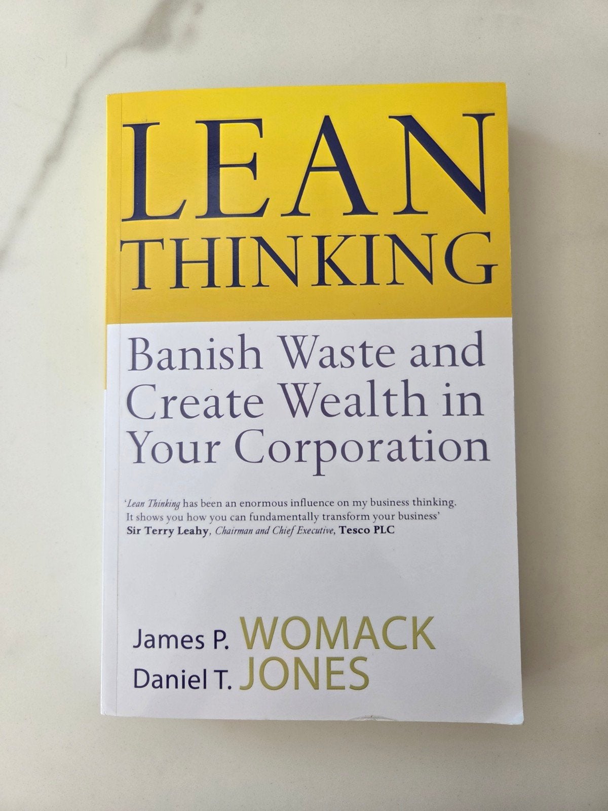 Lean Thinking ISBN 978074323164-0, Boeken, James P. Womack & Daniel T. Jones, Nieuw, Ophalen of Verzenden, Management