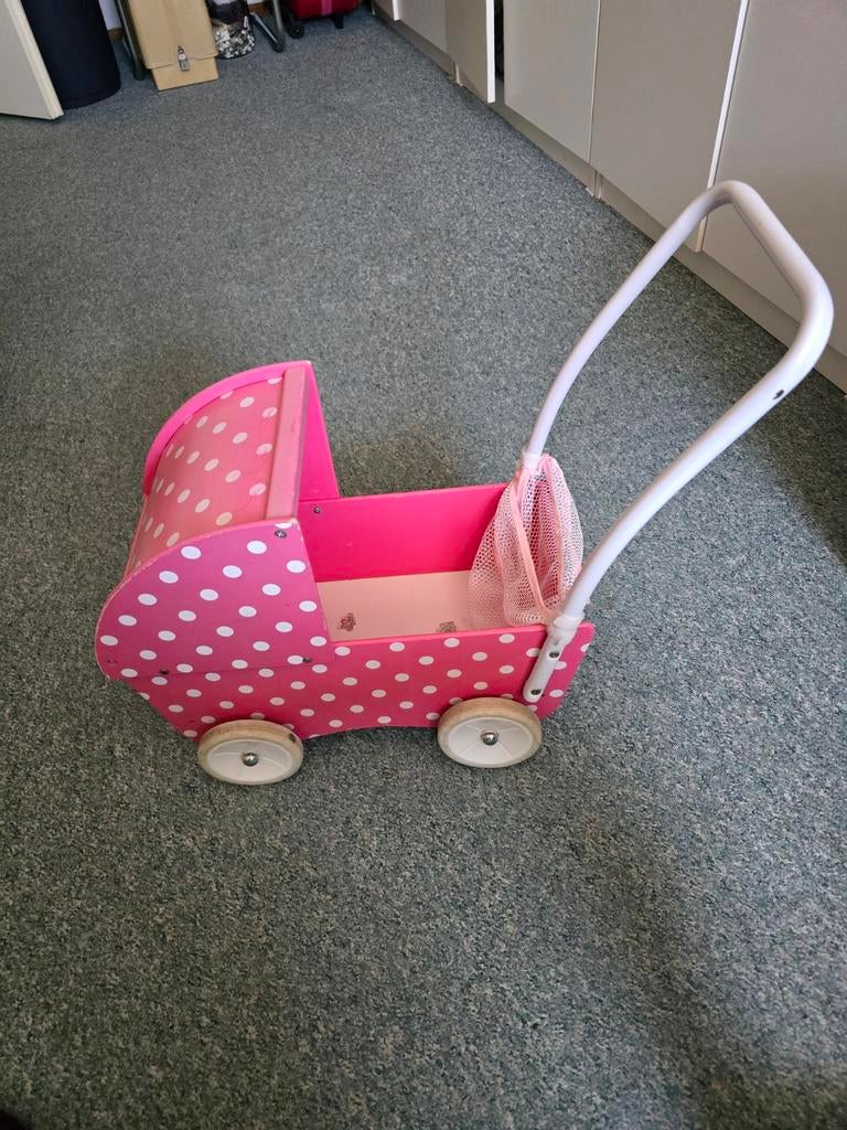 Poppenwagen, Ophalen, Gebruikt