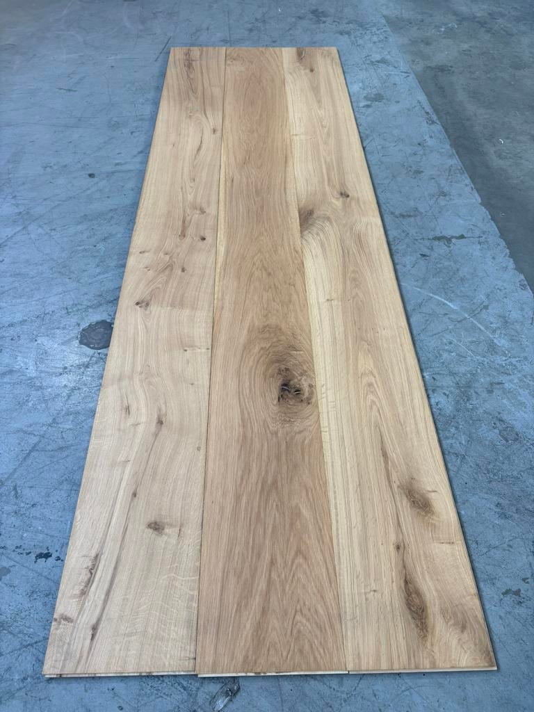 1000m2 eiken houten vloer 30 breed €65 pm2 behandeld parket, Parket, Nieuw, Ophalen of Verzenden, 10 m² of meer