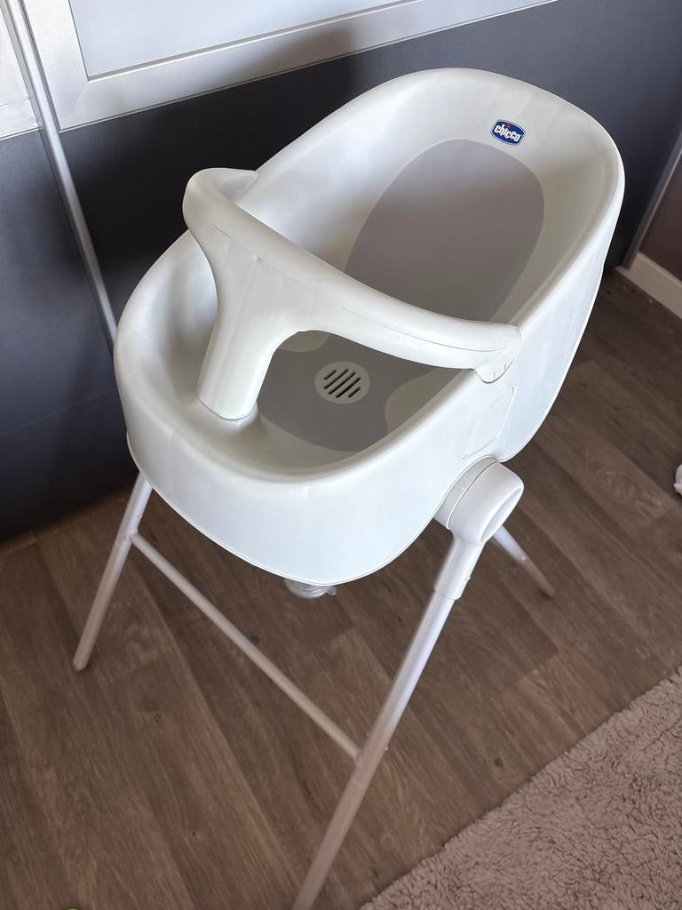 Chicco bad/douchzitje grijs, Ophalen, Zo goed als nieuw, Badzitje of Badring, Overige merken