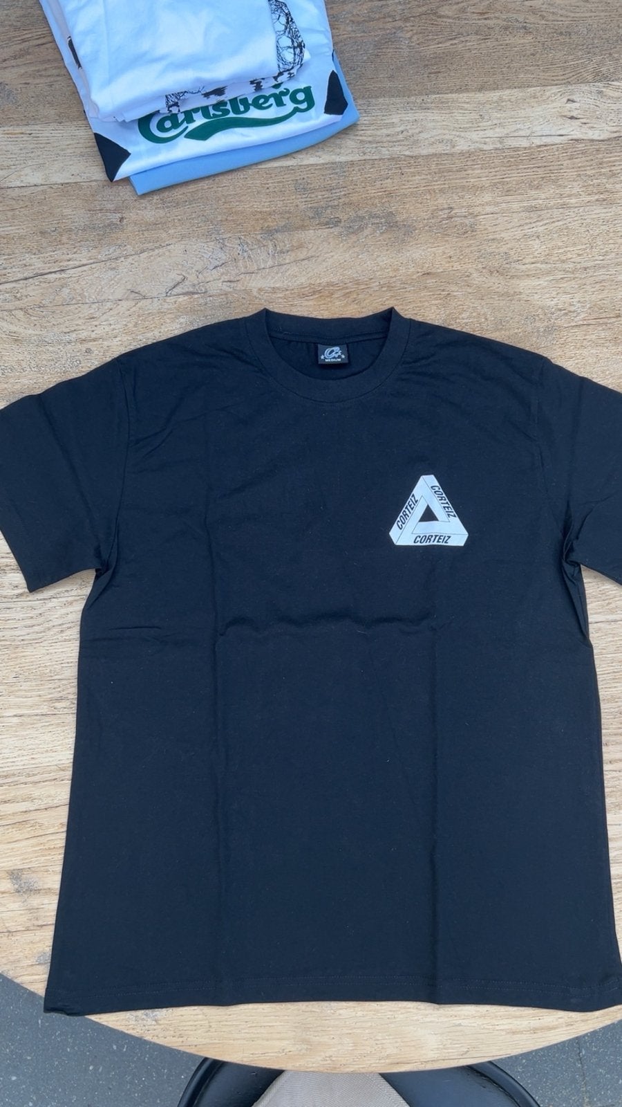 Corteiz T-shirt Zwart - Maat M, Ophalen of Verzenden, Zo goed als nieuw, Maat 48/50 (M), Zwart