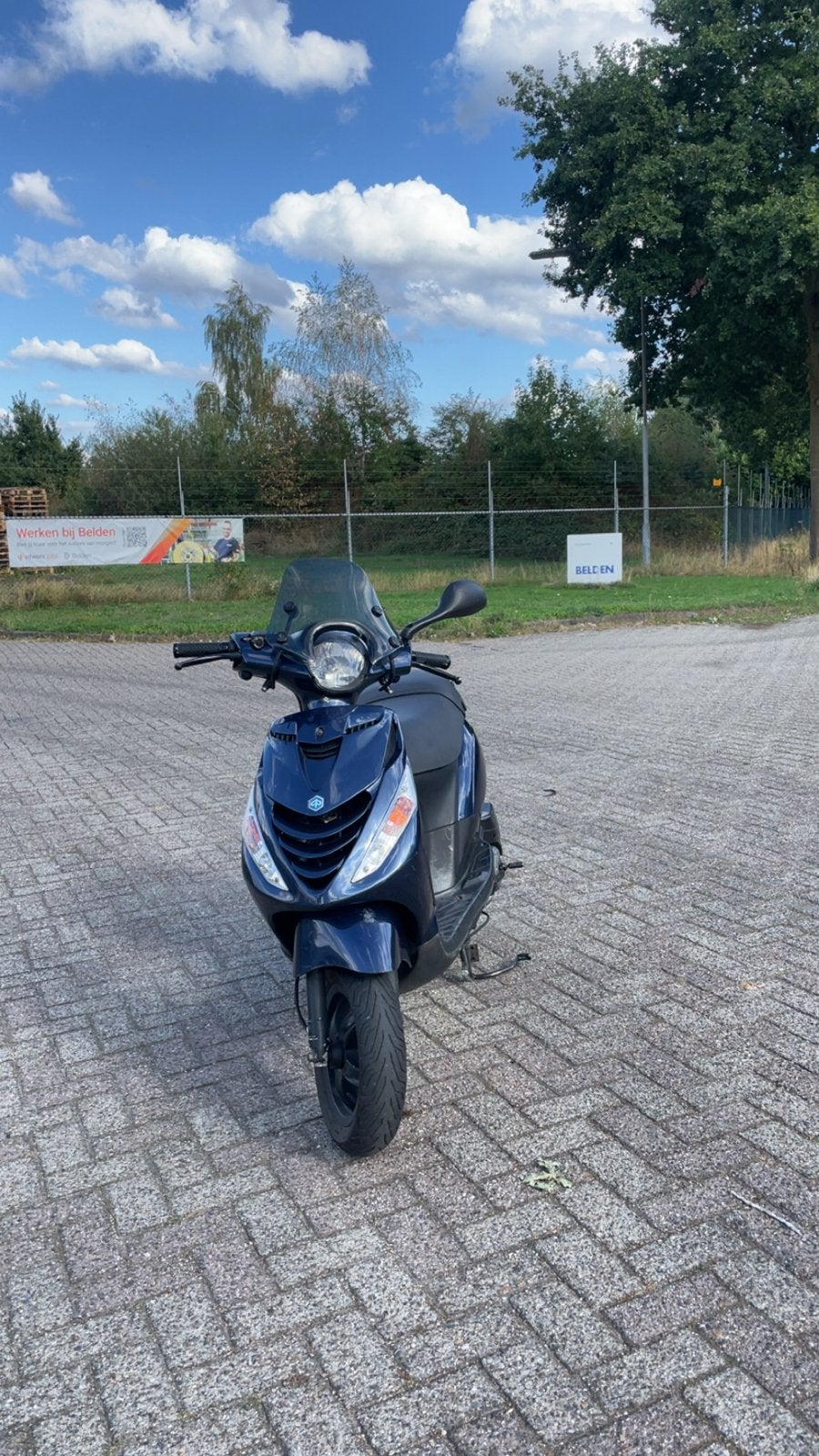 Piaggio Zip Scooter - Blauw, Goede Staat, Gebruikt, Maximaal 45 km/u, Zip, Ophalen of Verzenden