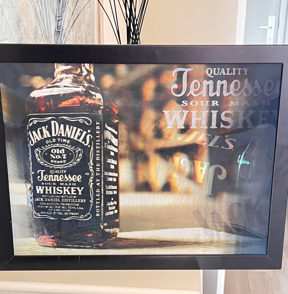 schilderij 3D jack daniels erg mooi, Antiek en Kunst, Ophalen of Verzenden