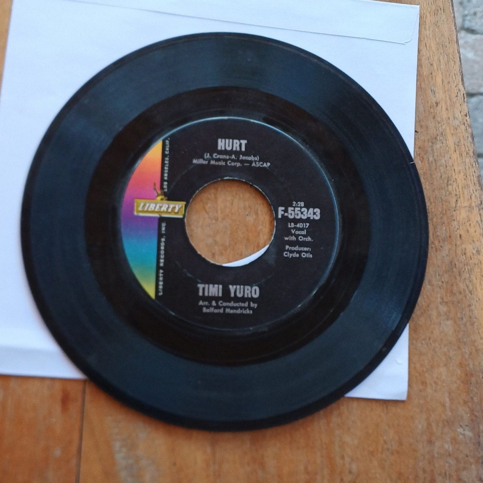 Timing Yuro, Cd's en Dvd's, Vinyl Singles, Ophalen of Verzenden, Zo goed als nieuw, Pop