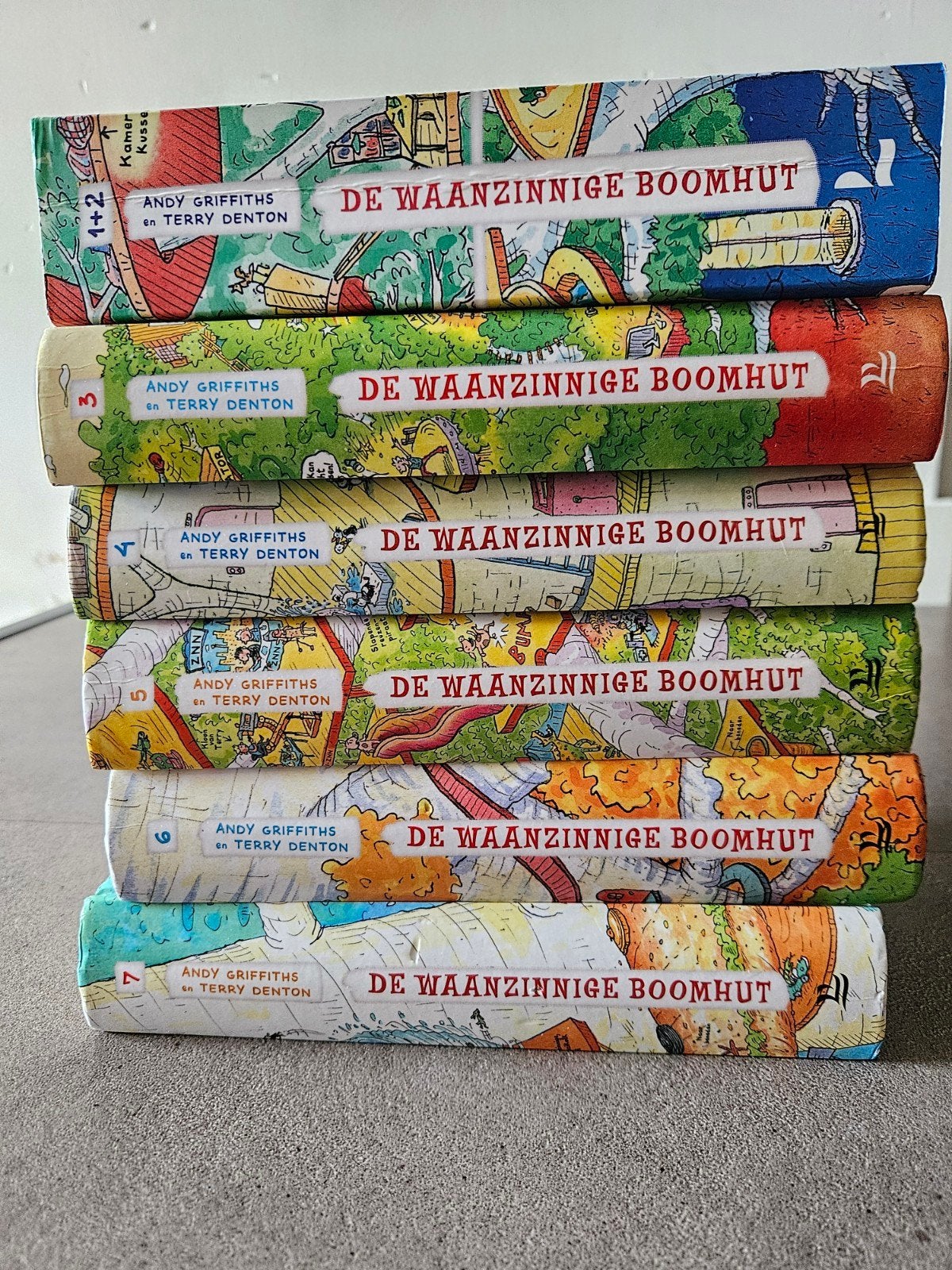 De Waanzinnige Boomhut serie delen 1 t/m 7, Boeken, Ophalen, Gelezen, Andy Griffiths en Terry Denton, Fictie algemeen