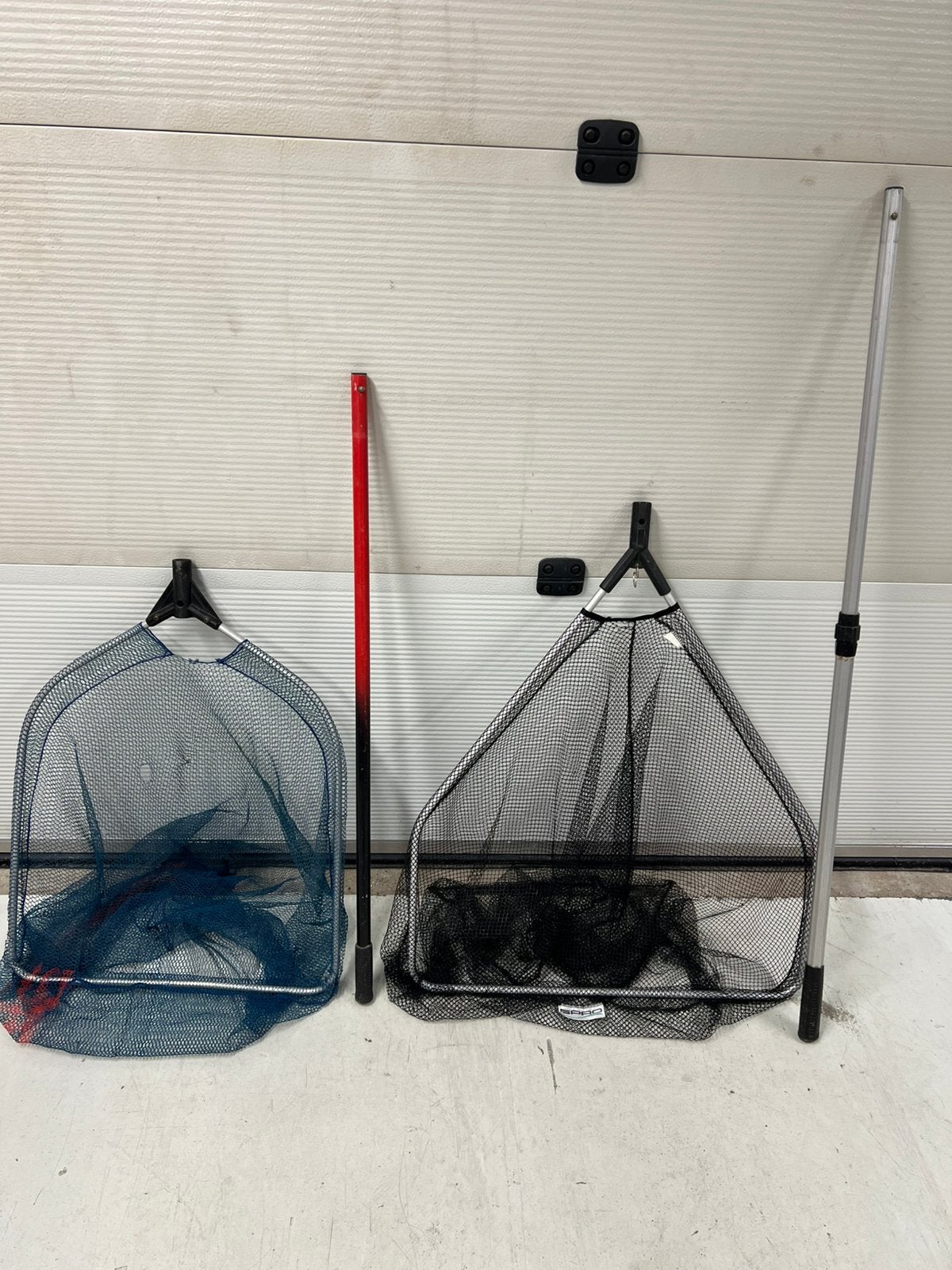 2x schepnet inclusief steel, Ophalen of Verzenden, Gebruikt, Net of Fuik