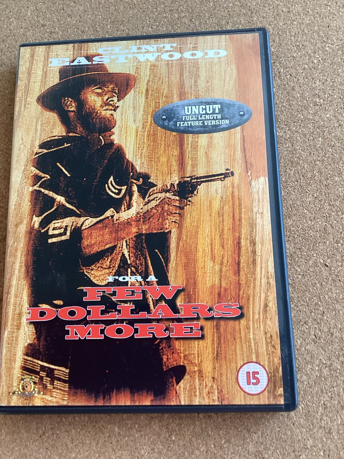 For A Few Dollars More - Clint Eastwood (DVD), Vanaf 16 jaar, Ophalen of Verzenden, Zo goed als nieuw, Overige genres