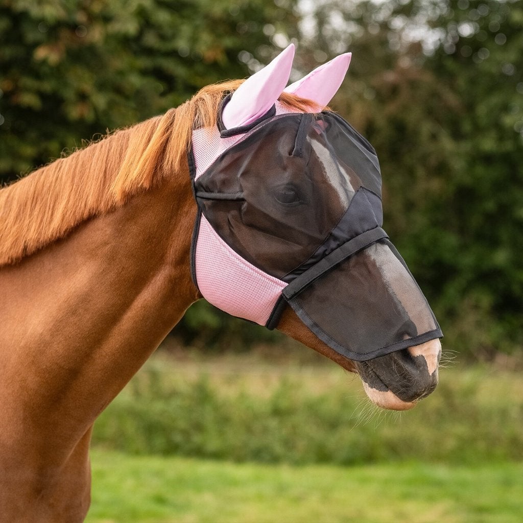 Vliegenmasker met afneembare neusflap Mini shet, Qhp, Nieuw, Maasbracht, Ophalen of Verzenden