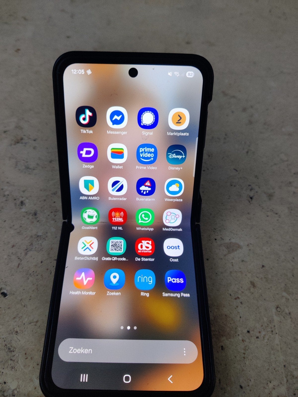 Samsung Galaxy Z Flip - Goede staat, top accu, Touchscreen, Ophalen of Verzenden, Zo goed als nieuw, Android OS