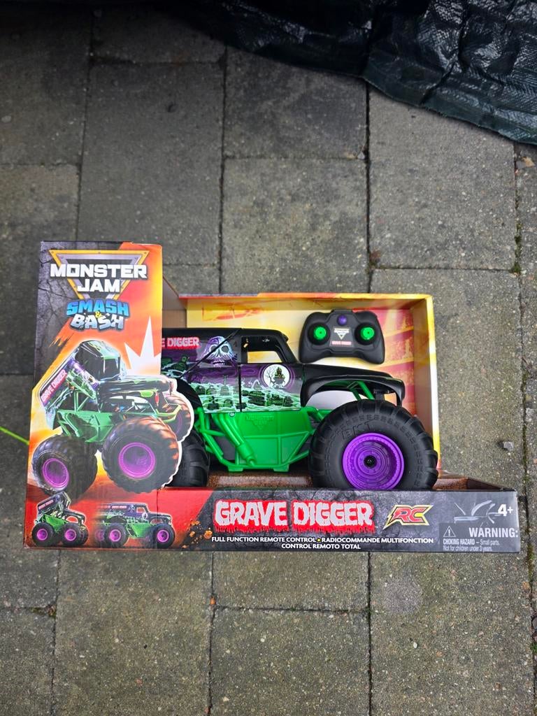 Monster Jam Truck, Grave Digger RC Remote New in Box, Ophalen of Verzenden, Nieuw, Jongen of Meisje