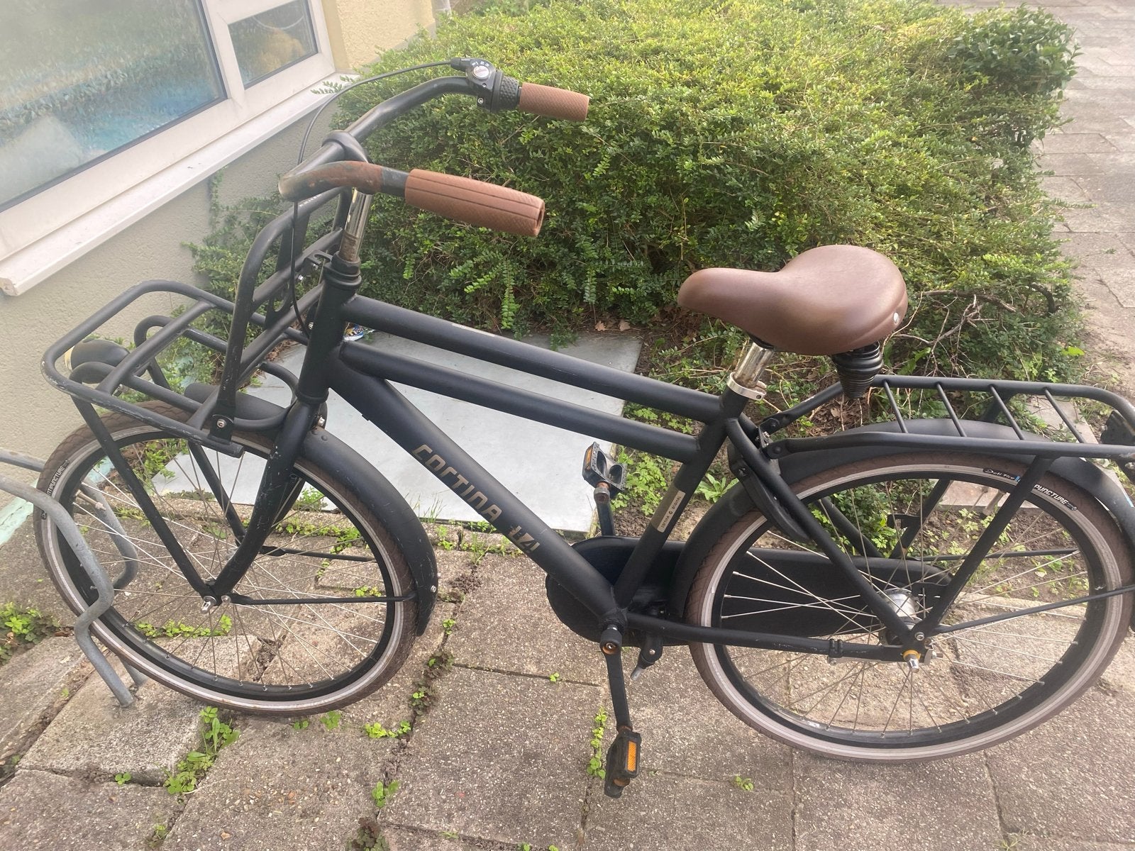 Cortina U4 Transportfiets - Mat Zwart