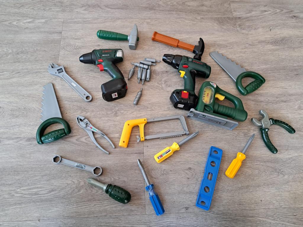 Speelgoed gereedschap, Ophalen, Gebruikt, Bouwen