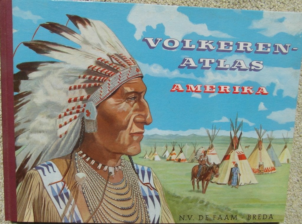 Volkeren-Atlas Amerika, Boeken, Prentenboeken en Plaatjesalbums, Ophalen of Verzenden, Zo goed als nieuw, J. Victor Jansen, Plaatjesalbum