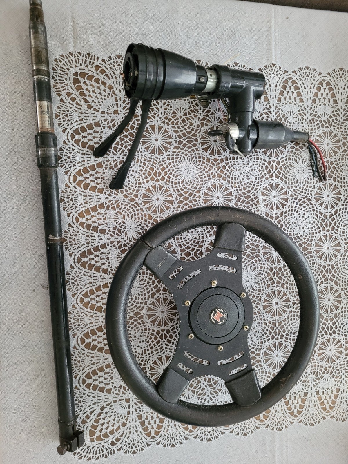 Fiat 500 oldtimer stuur, stuurkolom,schakelaars, contactslot, Auto-onderdelen, Ophalen of Verzenden, Gebruikt, Fiat