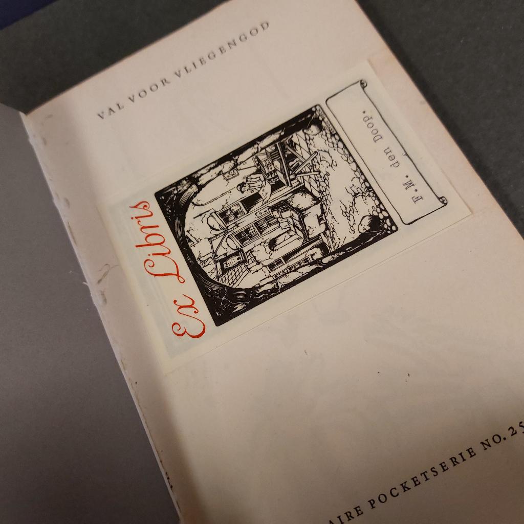 Lucebert BOEK Val voor vliegengod 1959 origineel, Verzenden, Gelezen