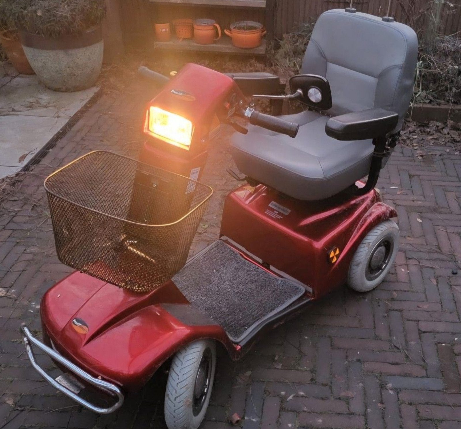 scootmobiel, Ophalen, Zo goed als nieuw