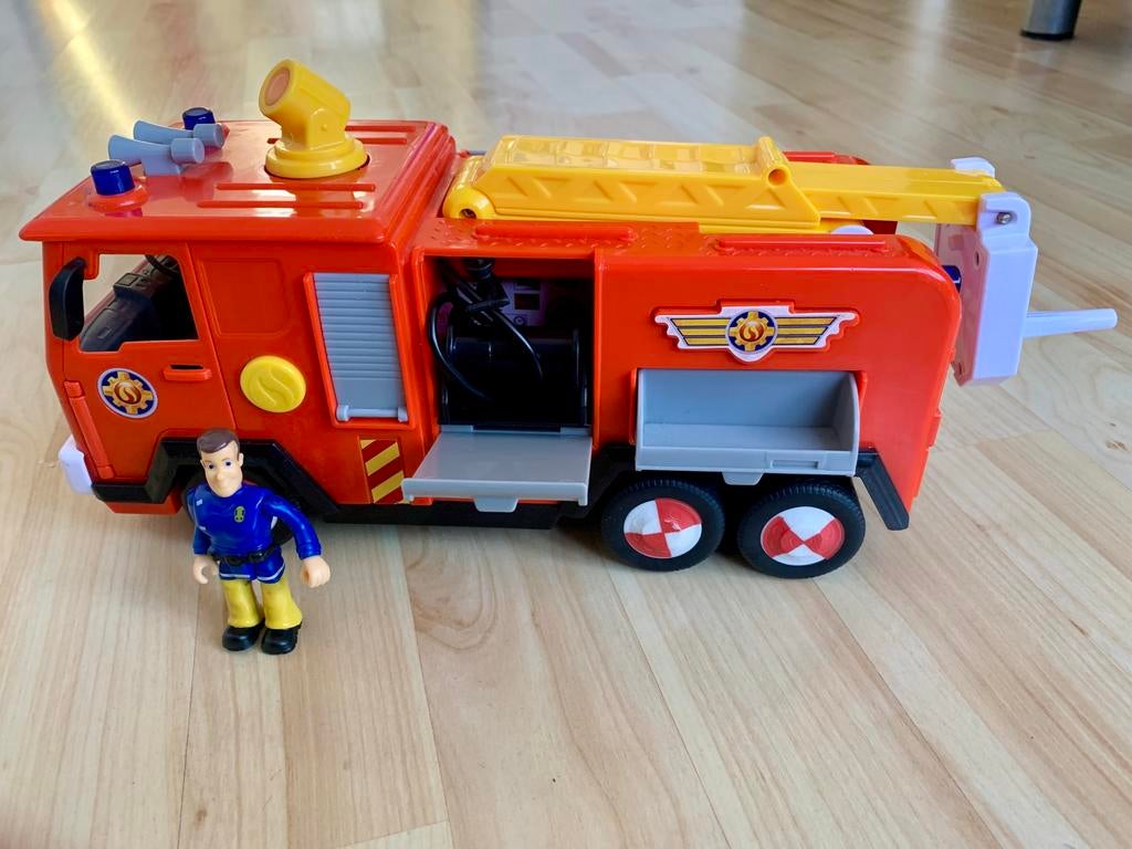 Brandweerman Sam brandweerwagen met brandweerman Sam pop!, Ophalen of Verzenden, Gebruikt