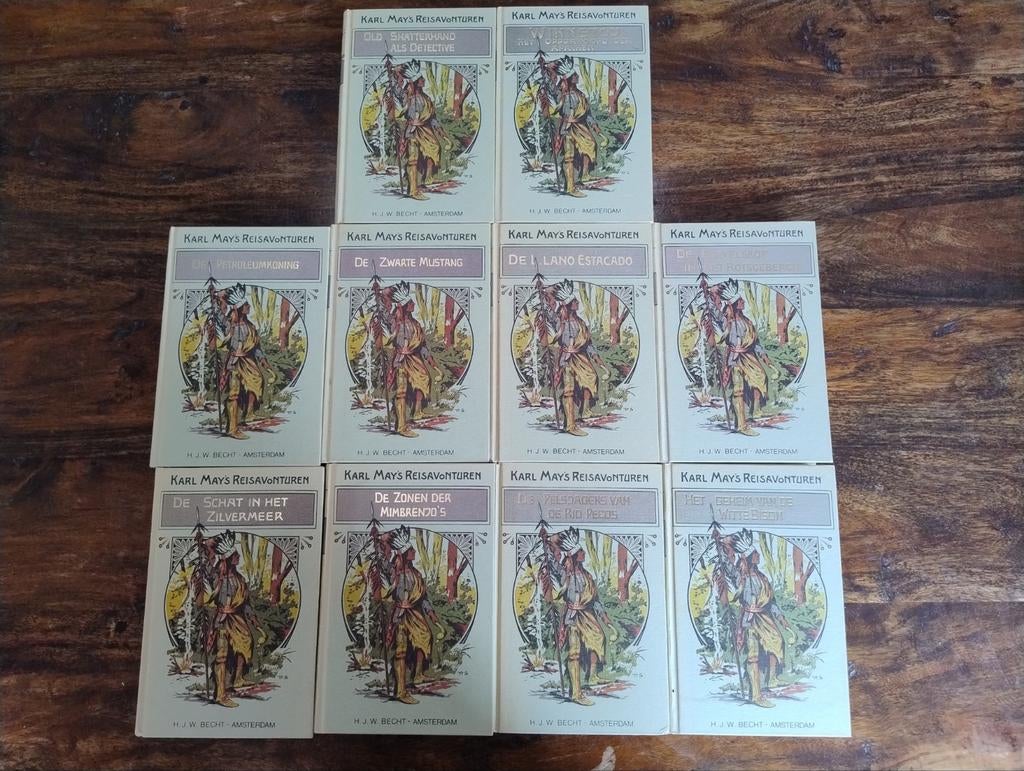 Karl May’s Reisavonturen boeken – 10 delen, Ophalen of Verzenden