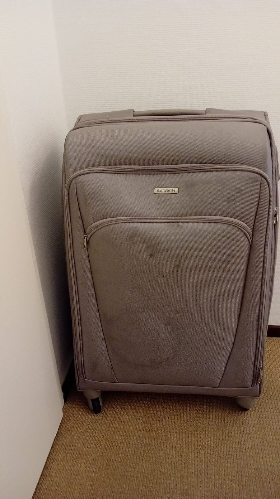 Samsonite Koffer - Grijs - 1X Gebruikt, Ophalen, 30 cm of meer, Gebruikt, 60 tot 80 cm