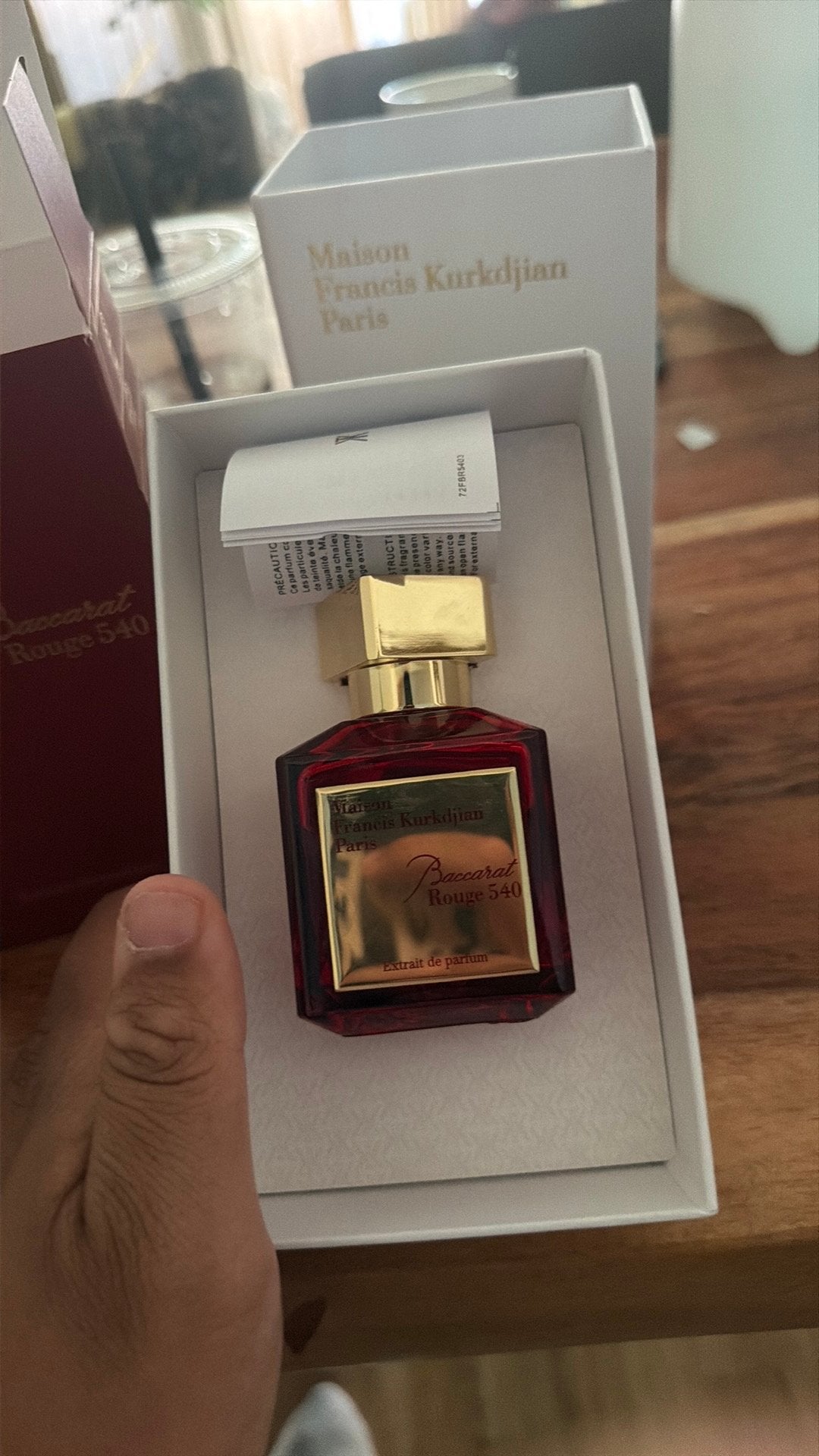 Baccarat rouge 540, Ophalen of Verzenden, Nieuw
