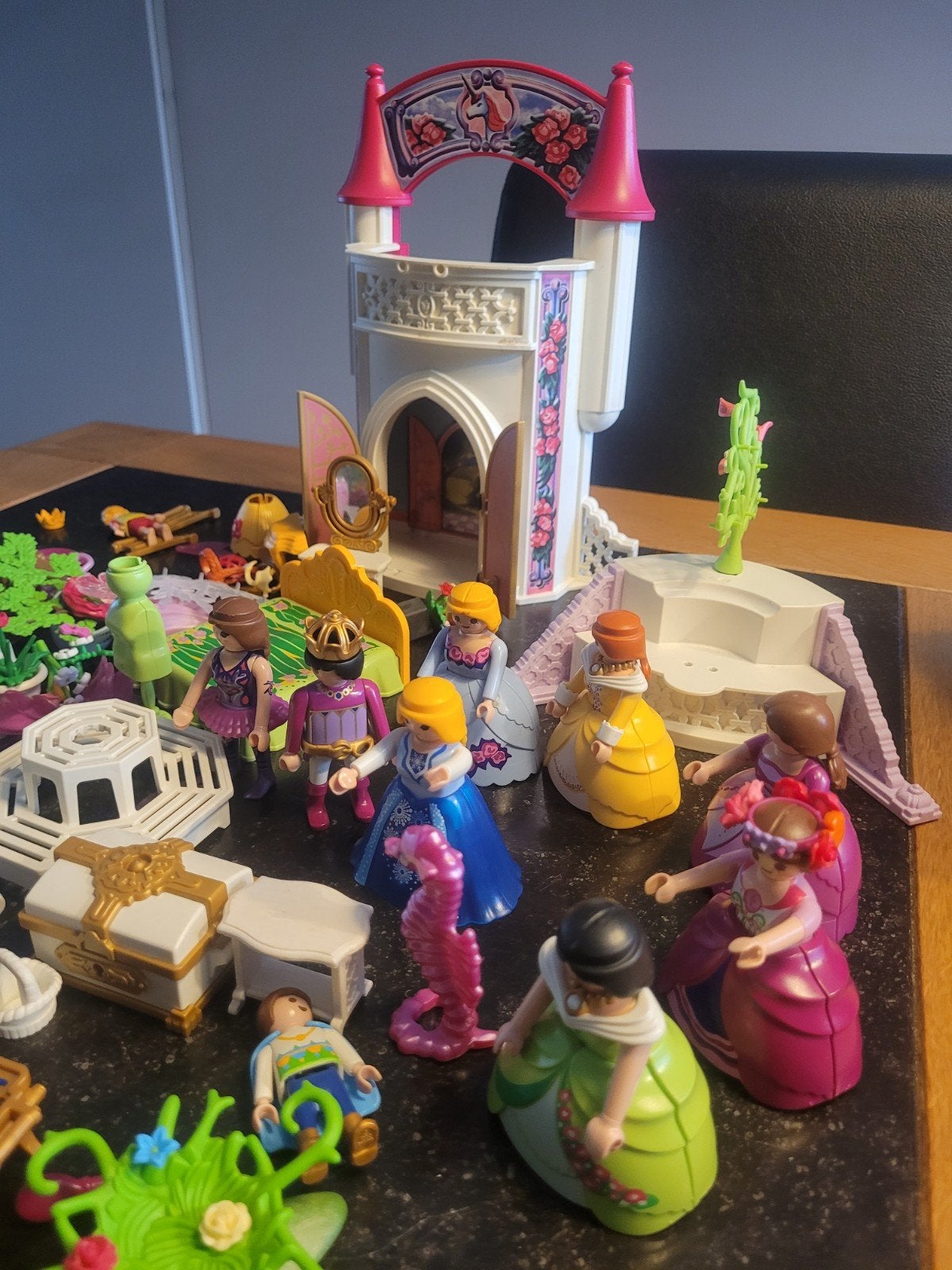 Playmobil Kasteel, Figuren, Paarden en Accessoires, Gebruikt, Gebouw, Complete set, Fantasy