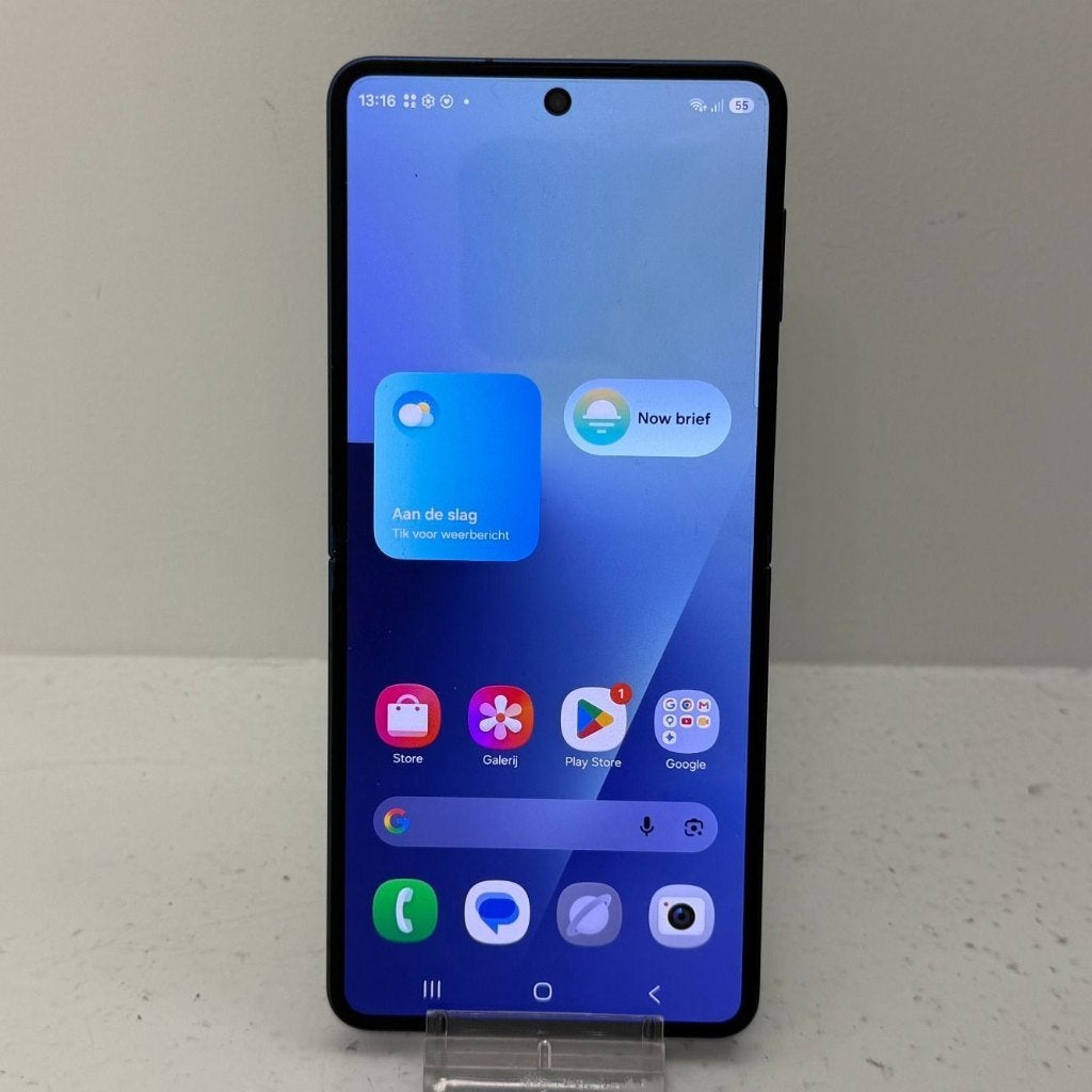Samsung Galaxy Z Flip7 256GB Blauw | Met garantie, Telecommunicatie, Blauw, Dordrecht@usedproducts.nl, Toulonselaan 72, Touchscreen
