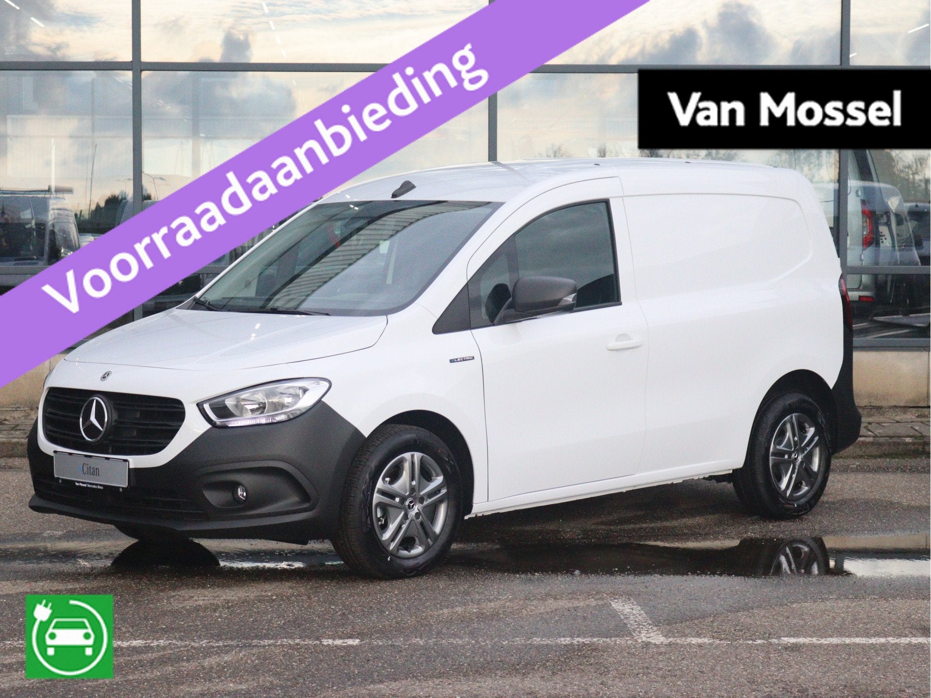 Mercedes-Benz eCitan L1 51 kWh (bj 2025), Auto's, Stof, Automatische klimaatregeling, Zwart, 24 maanden
