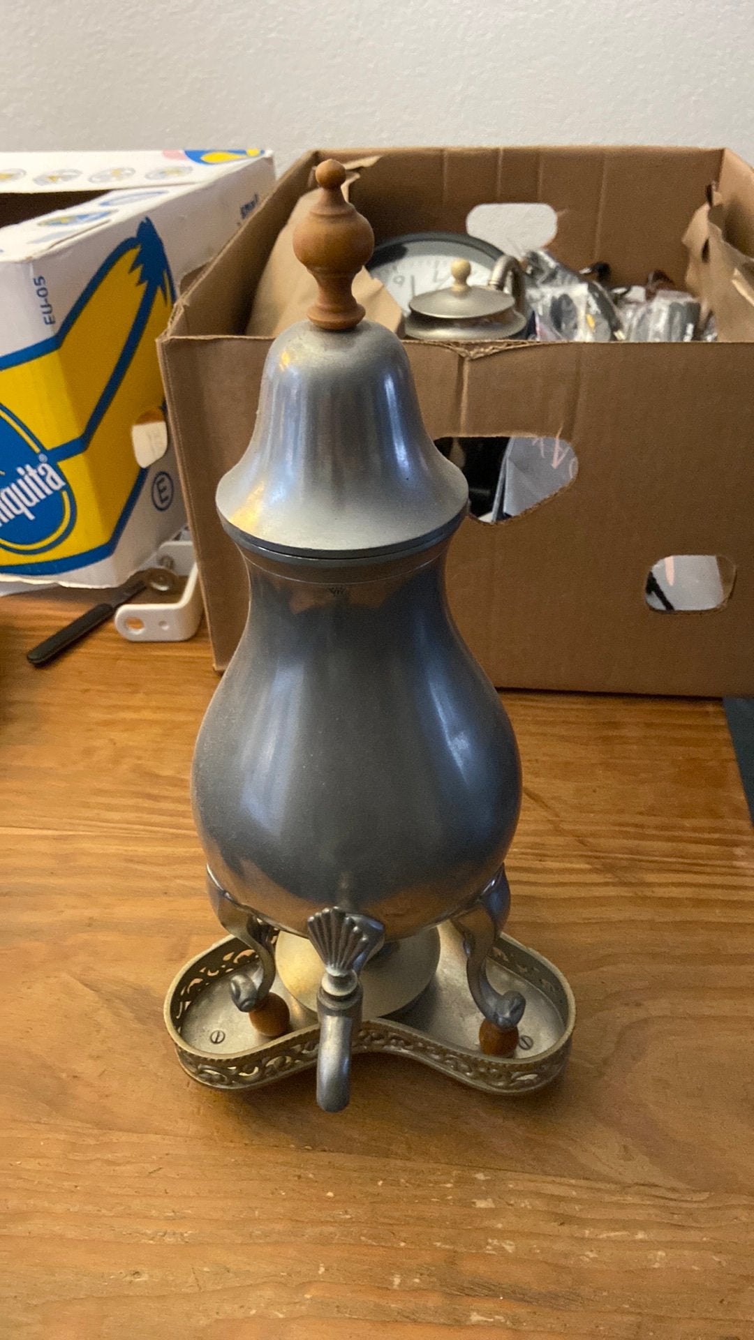 Tinnen theepot, Antiek en Kunst, Ophalen