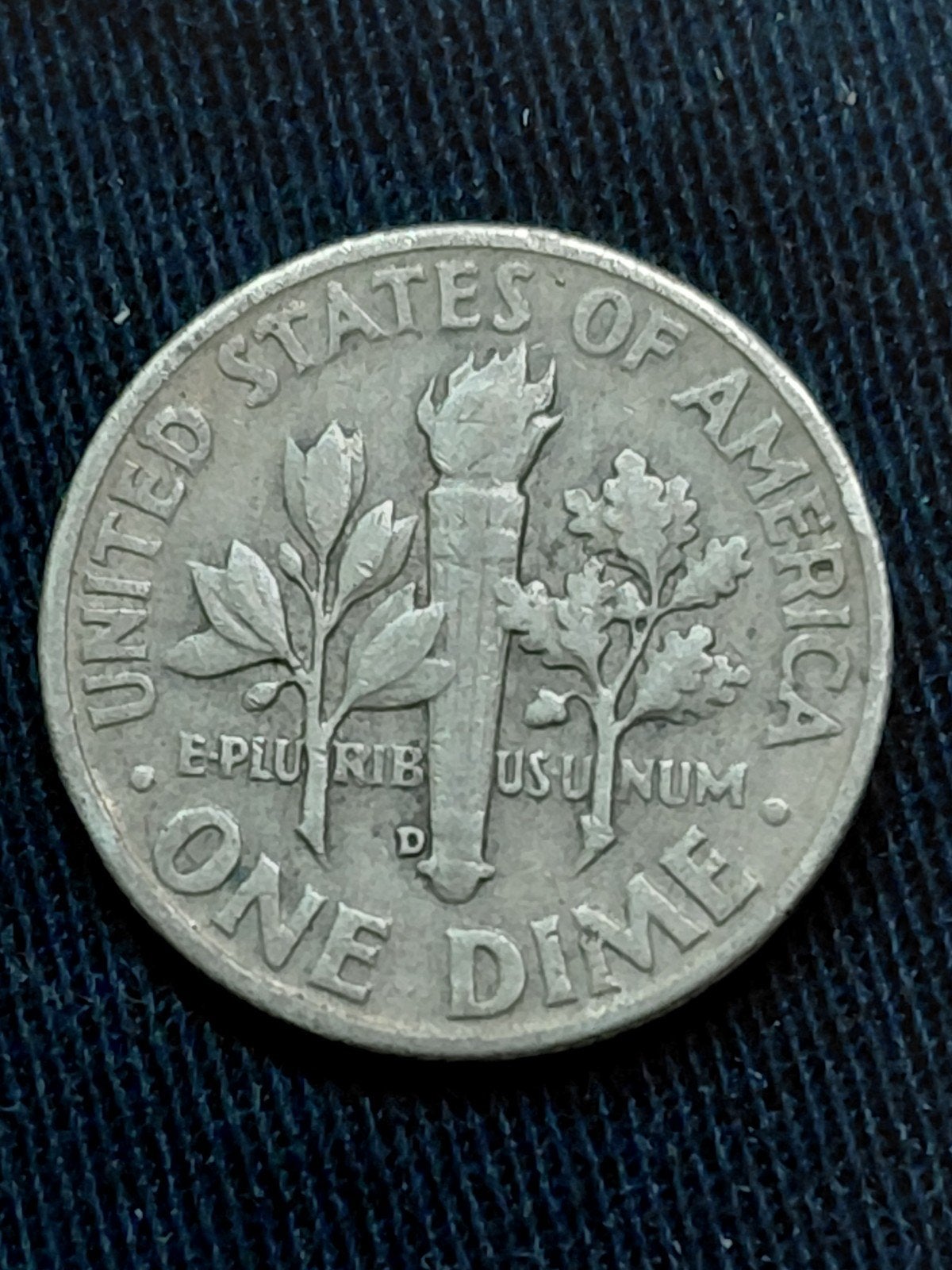 Amerika 1 "Roosevelt" Dime 1952d - Zilver, Postzegels en Munten, Munten | Amerika, Verzenden, Noord-Amerika, Losse munt, Zilver