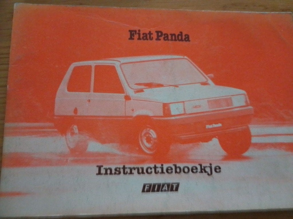 Fiat Panda handleiding / instructieboek, Ophalen of Verzenden
